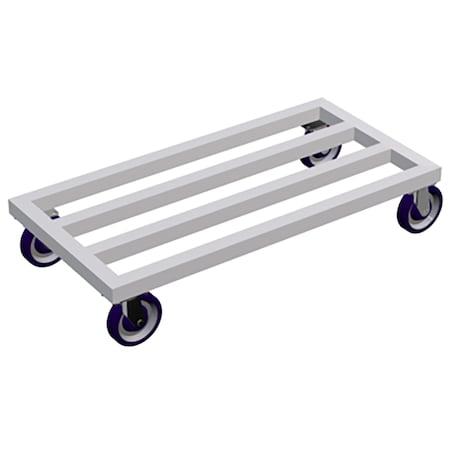 Lockwood Manufacturing 18" x 36" x 8" 1000 lb Capacity Mobile Dunnage Rack MDR-1836-5